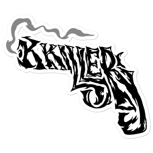 K Killer Bubble-free stickers