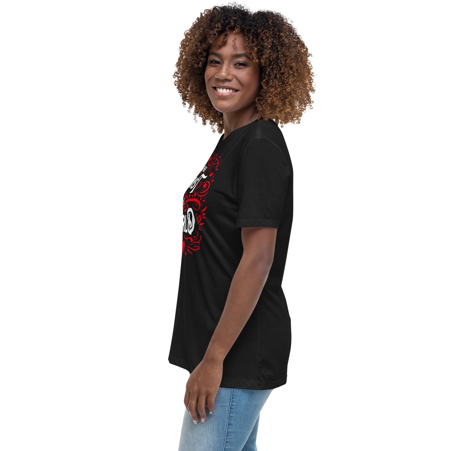 Together Against the World Women's Relaxed T-Shirt - Black