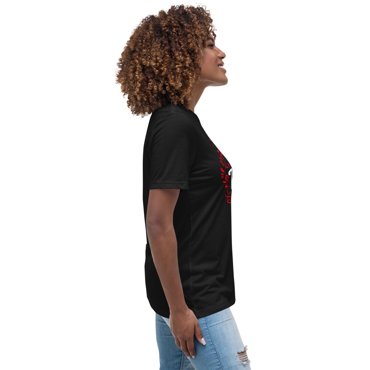 Together Against the World Women's Relaxed T-Shirt - Black