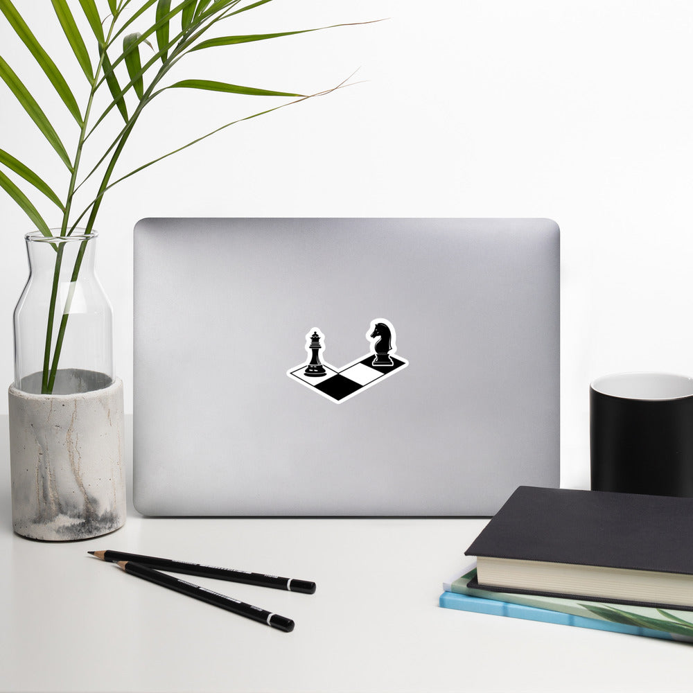 Queen & Knight Bubble-free sticker