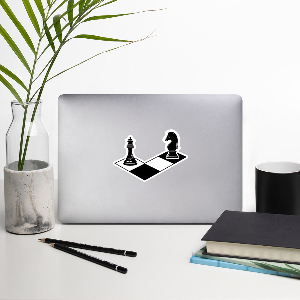 Queen & Knight Bubble-free sticker