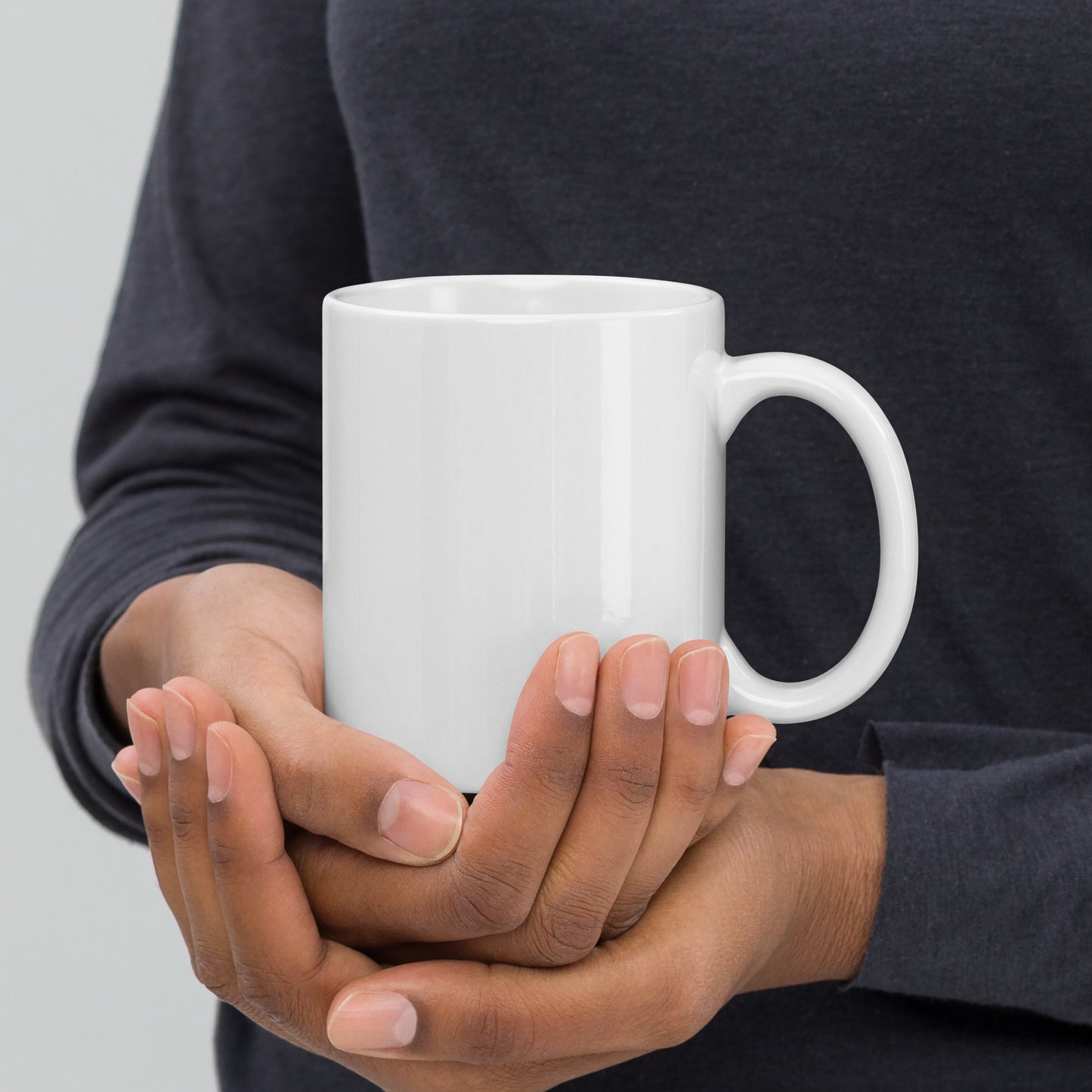 Together Against the World White glossy mug
