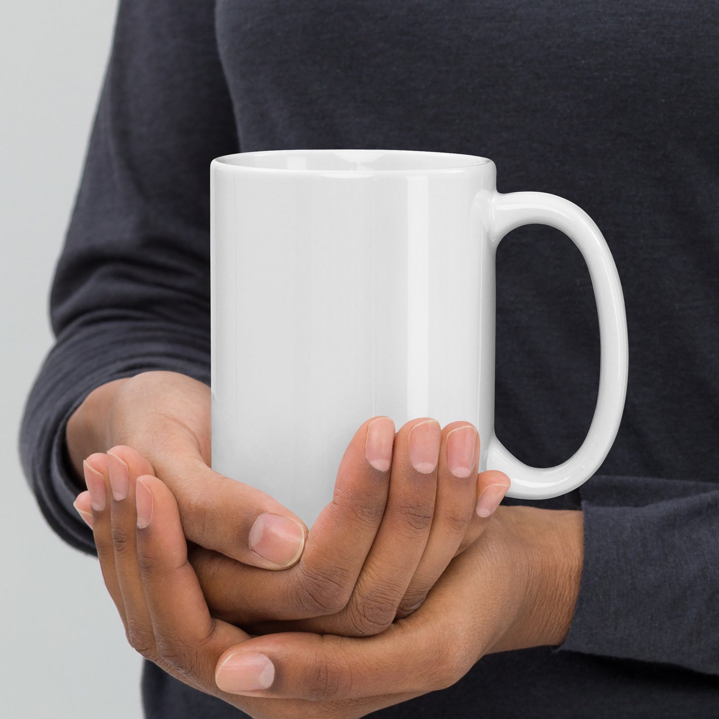 Together Against the World White glossy mug