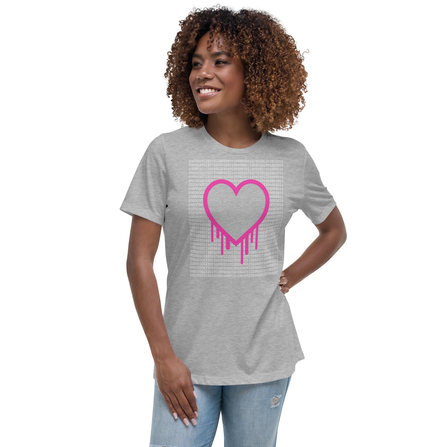 Hacker Love T-Shirt - Grey