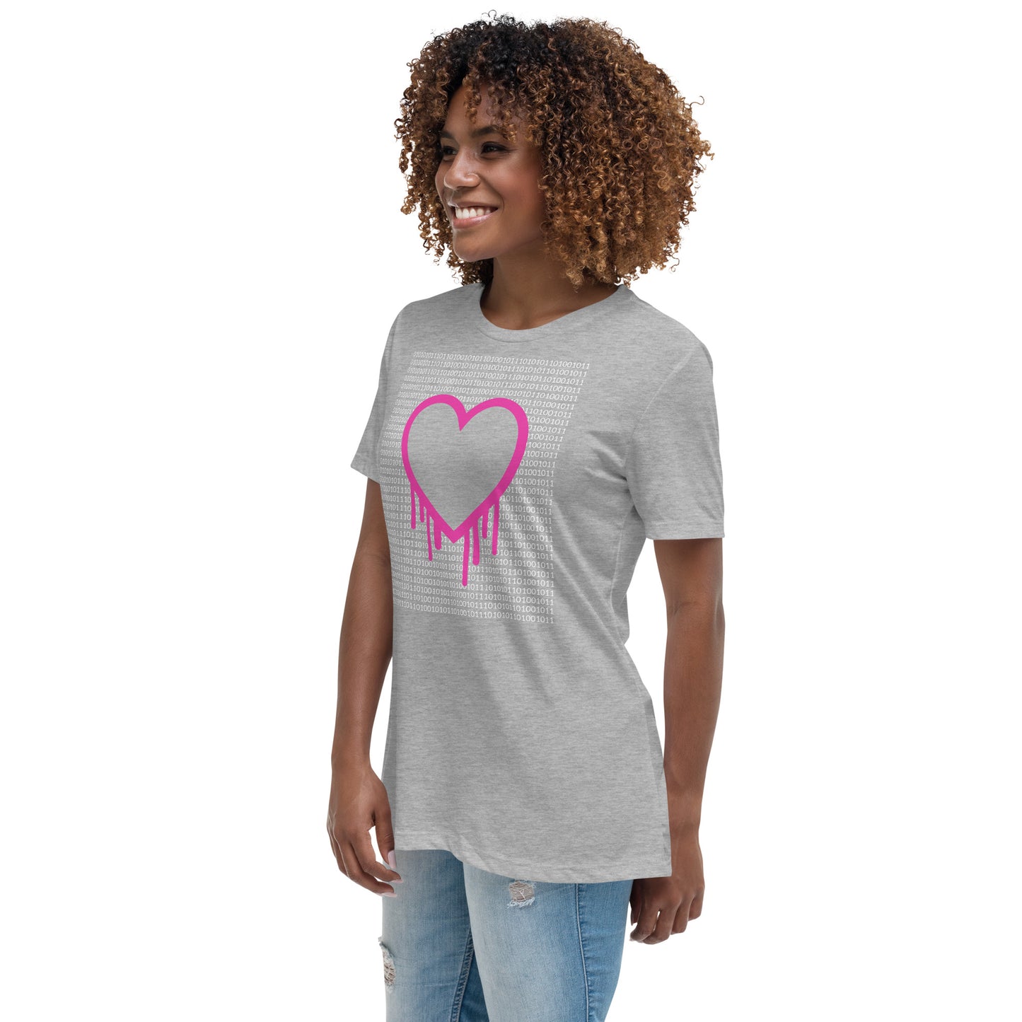 Hacker Love T-Shirt - Grey