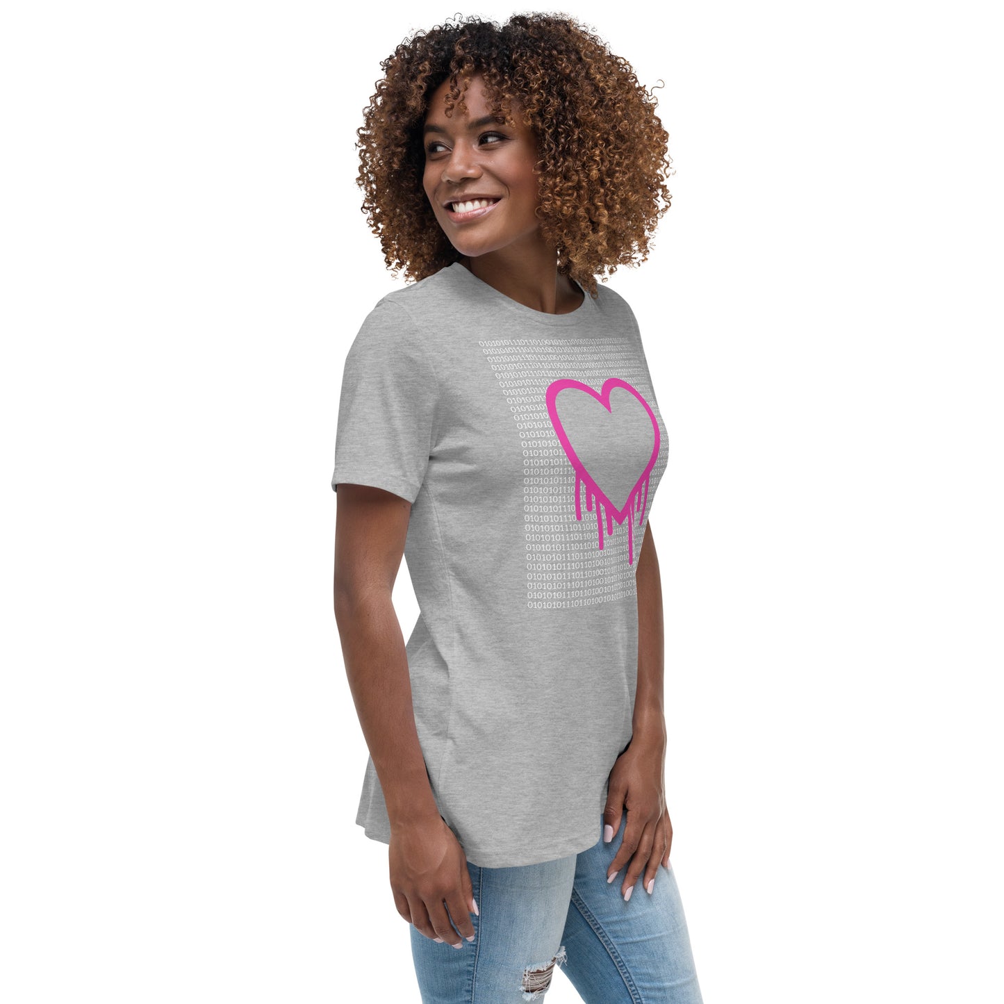 Hacker Love T-Shirt - Grey