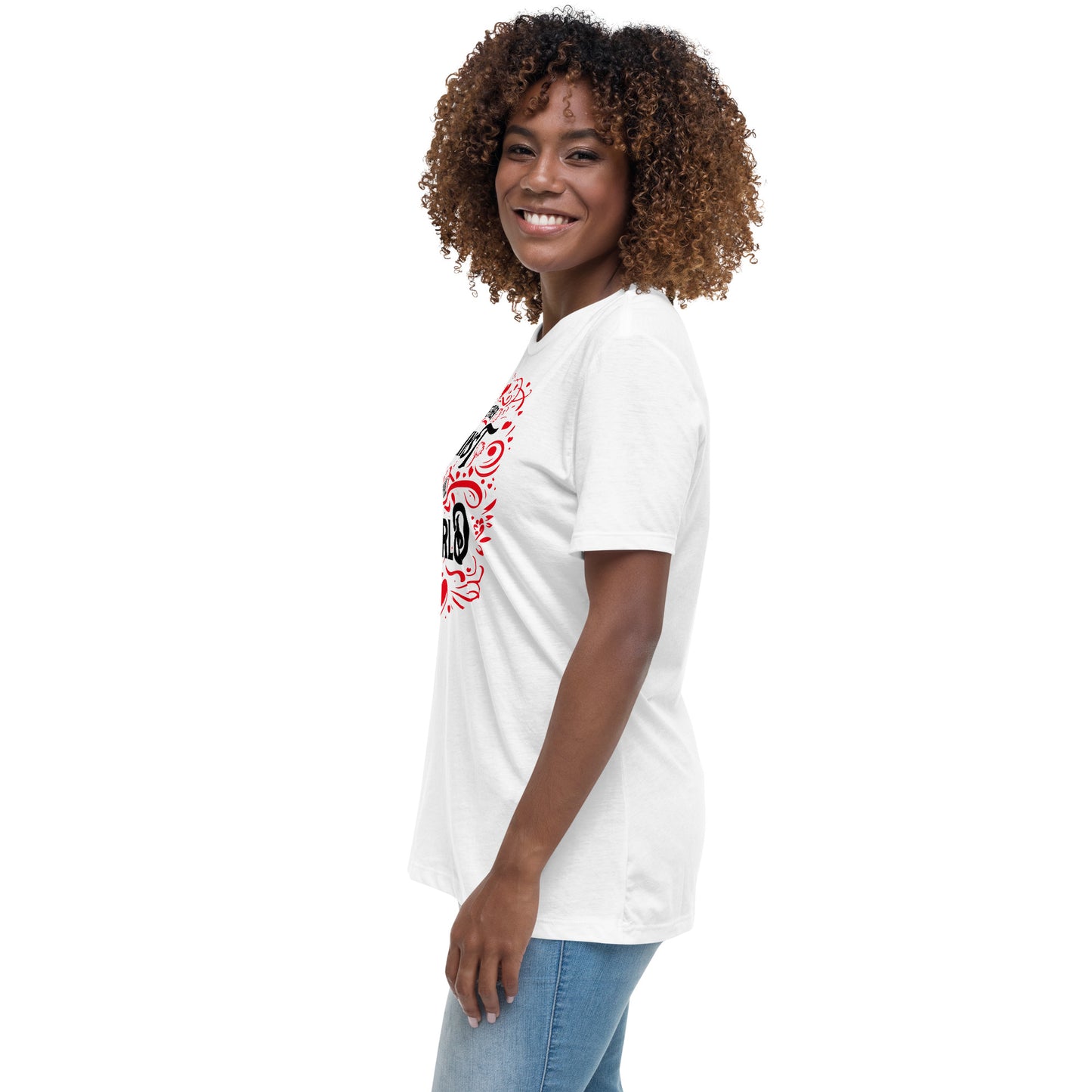 Together Against the World Women's Relaxed T-Shirt - White